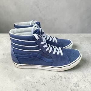 Vans "Off the Wall" High Tops Blue Skateboard Shoes Men's Size 11 Skate Shoe